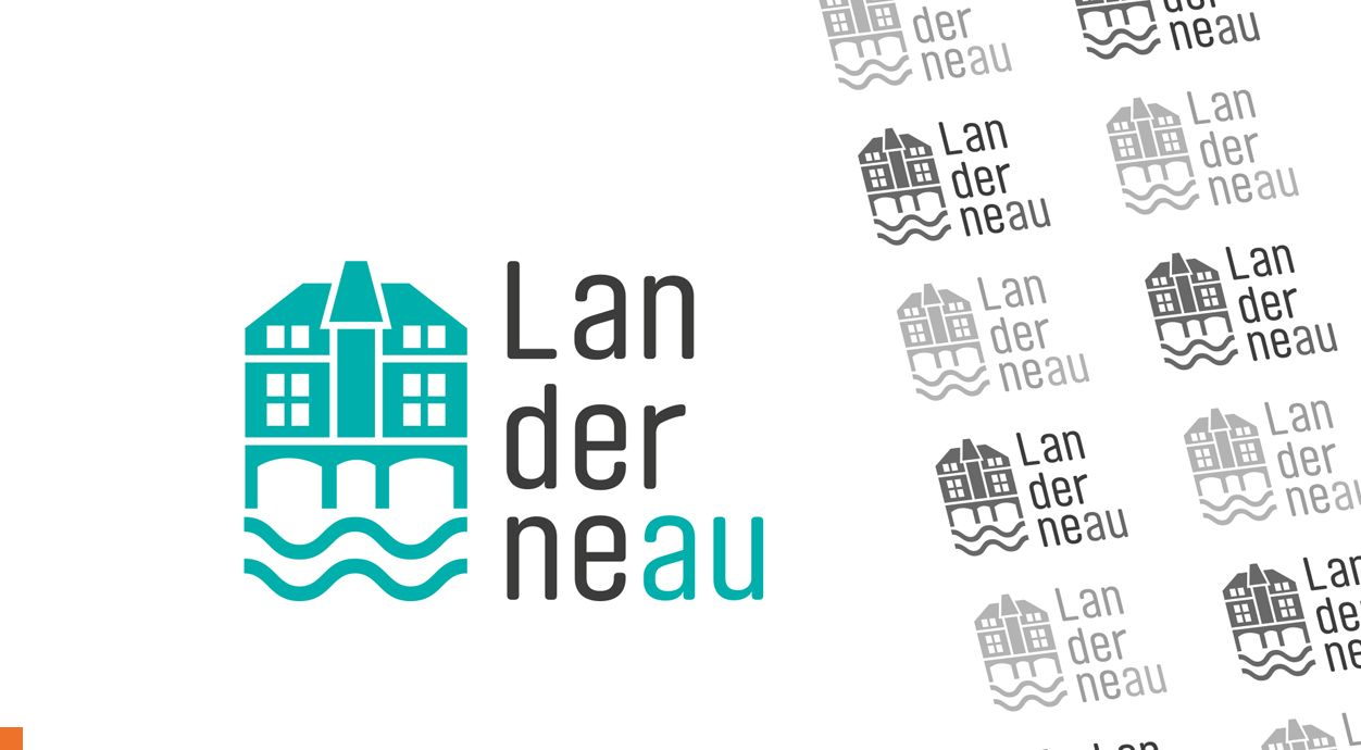 design logo pour landerneau dans le finistère